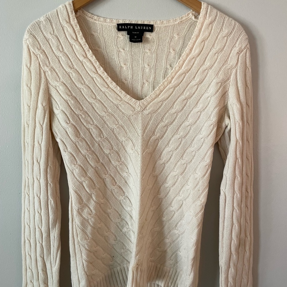 RALPH LAUREN Cashmere Knit Sweater